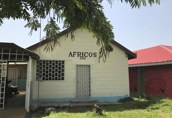 Clinic building entrance